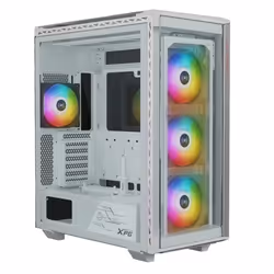 XPG BATTLECRUISER II ST, Midi Tower, PC, Blanc, ATX, EATX, micro ATX, Mini-ITX, Acier inoxydable, Jouer