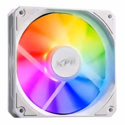 XPG VENTO R 120 ARGB PWM, Ventilateur, 12 cm, 300 tr/min, 1600 tr/min, 65 cfm, Blanc