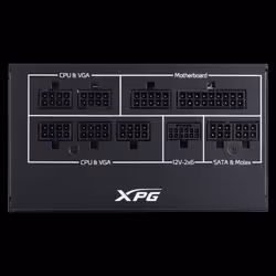 XPG COREREACTOR II VE 650W unité d'alimentation d'énergie 24-pin ATX ATX Noir