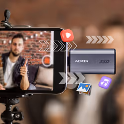 ADATA SC750 500 Go USB Type-C 3.2 Gen 2 (3.1 Gen 2) Gris - Vue supplémentaire 7