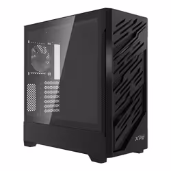 XPG STARKER AIR BTF, Midi Tower, PC, Noir, ATX, EATX, micro ATX, Mini-ATX, Mini-ITX, SPCC, Verre trempé, Multi