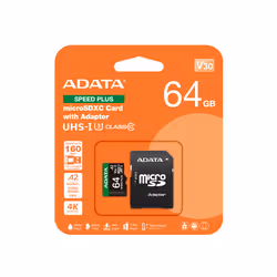 ADATA Speed Plus 64 Go MicroSDXC Classe 10 - Vue supplémentaire 3
