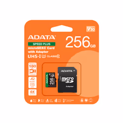 ADATA Speed Plus 256 Go MicroSDXC Classe 10 - Vue supplémentaire 3