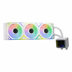 XPG LEVANTE II 360, Refroidisseur de liquide tout-en-un, 12 cm, 800 tr/min, 2000 tr/min, Blanc