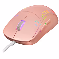 Mars Gaming MMPRO, Droitier, Optique, USB Type-A, 32000 DPI, Rose