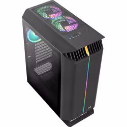 Aerocool Gladiator Duo Midi Tower Noir - Vue supplémentaire 5