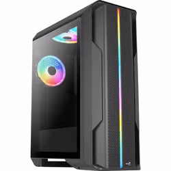 Aerocool Splinter Duo, Midi Tower, PC, Noir, ATX, micro ATX, Mini-ITX, ABS, SPCC, 16,1 cm