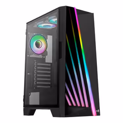 Aerocool Mirage, Midi Tower, PC, Noir, ATX, micro ATX, Mini-ITX, ABS, SPCC, 16,2 cm