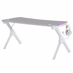 Mars Gaming MGDXLRGBW bureau d'ordinateur Blanc
