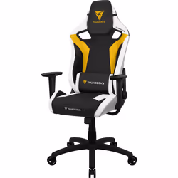 ThunderX3 XC3BY Siège pour jeu vidéo Siège de jeu universel Siège rembourré Noir, Blanc, Jaune