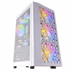 Mars Gaming MCMESHW, PC, Blanc, micro ATX, Mini-ITX, Bleu, Vert, Rouge, 16 cm, 32 cm