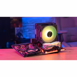 Aerocool Rime 4 Dual Processeur Refroidisseur d'air 12 cm Noir 1 pièce(s) - Vue supplémentaire 12
