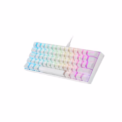 Mars Gaming MKMINIWBPT clavier USB Portuguais Blanc