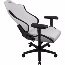 Aerocool CROWNMOONSW Siège pour jeu vidéo Siège de jeu universel Siège rembourré Blanc - Vue supplémentaire 4