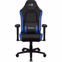 Aerocool CROWNBB Siège pour jeu vidéo Siège de jeu universel Siège rembourré Noir, Bleu