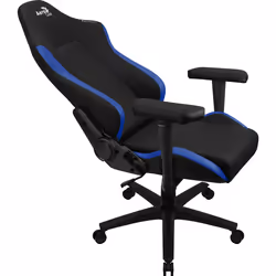 Aerocool CROWNBB Siège pour jeu vidéo Siège de jeu universel Siège rembourré Noir, Bleu - Vue supplémentaire 4