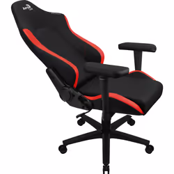 Aerocool CROWNBR Siège pour jeu vidéo Siège de jeu universel Siège rembourré Noir, Rouge - Vue supplémentaire 4