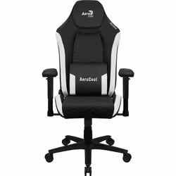 Aerocool CROWNBW Siège pour jeu vidéo Siège de jeu universel Siège rembourré Noir, Blanc