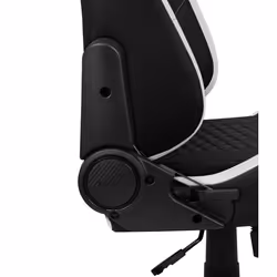 Aerocool CROWNBW Siège pour jeu vidéo Siège de jeu universel Siège rembourré Noir, Blanc - Vue supplémentaire 5