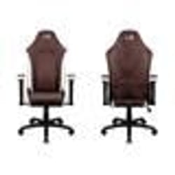 Fauteuil - Aerocool - Crown - AeroSuede - Rouge/Gris - Réglable en hauteur - Avec accoudoirs