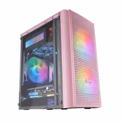 Mars Gaming MC300P, Mini Tower, PC, Rose, micro ATX, Mini-ITX, Bleu, Vert, Rouge, 16 cm