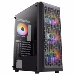 Aerocool Beam, PC, Noir, ATX, micro ATX, Mini-ITX, ABS, SPCC, Jouer, Bleu, Vert, Rouge