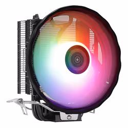 Aerocool Rave 3 FRGB, Refroidisseur d'air, 12 cm, Noir, Blanc