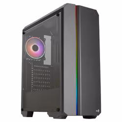 Aerocool Genesis-A-BK-v2, PC, Noir, ATX, micro ATX, Mini-ITX, ABS, SPCC, 15,5 cm, 38 cm