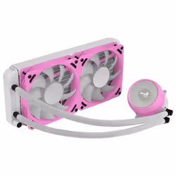 Aerocool Mirage L240, Refroidisseur de liquide tout-en-un, 12 cm, 72,2 cfm, Noir