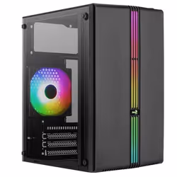 Boîtier PC Mini Tour Micro ATX avec panneau vitré Aerocool Evo Mini RGB