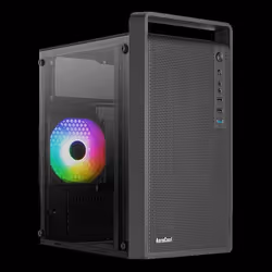 Boîtier Mini Tour Micro ATX - AEROCOOL - CS-109S - Noir - Design Compact - Refroidissement Efficace