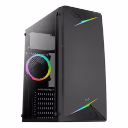 Aerocool Talon, Midi Tower, PC, Noir, ATX, micro ATX, Mini-ITX, ABS, SPCC, 15,5 cm