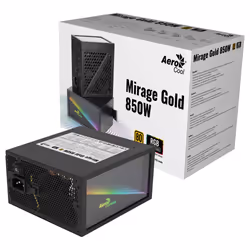 Aerocool MIRAGEGOLD850 unité d'alimentation d'énergie 850 W 20+4 pin ATX ATX Noir - Vue supplémentaire 5
