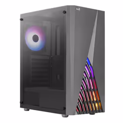 Aerocool Delta, Midi Tower, PC, Noir, ATX, micro ATX, Mini-ITX, ABS, SPCC, 15,5 cm