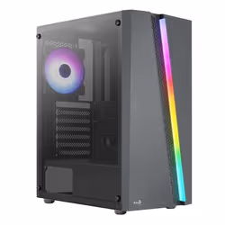 Aerocool Blade, Midi Tower, PC, Noir, ATX, micro ATX, Mini-ITX, ABS, SPCC, 15,5 cm