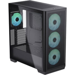 Aerocool Boîtier ATX semi-tour APNX-C1-BK-V1-ARGB