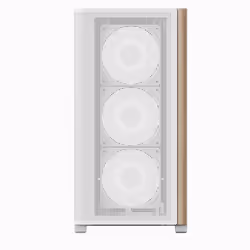 Aerocool D301A Boîtier PC Mini Tower Blanc, Bois - Vue supplémentaire 2