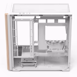 Aerocool D301A Boîtier PC Mini Tower Blanc, Bois - Vue supplémentaire 4