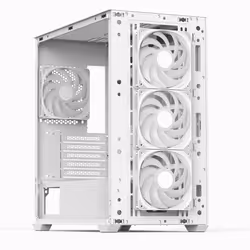 Aerocool D301A Boîtier PC Mini Tower Blanc, Bois - Vue supplémentaire 5