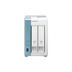 QNAP TS-233 serveur de stockage NAS Mini Tower Ethernet/LAN Blanc Cortex-A55