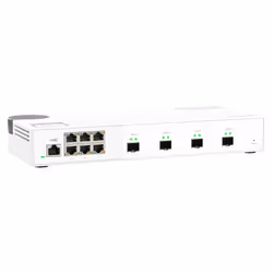 QNAP QSW-M2106-4S commutateur réseau Géré L2 2.5G Ethernet (100/1000/2500) Blanc