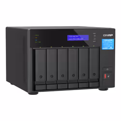 QNAP TVS-H674T-I5-32G serveur de stockage NAS Tower Ethernet/LAN Noir i5-12400 - Vue supplémentaire 4