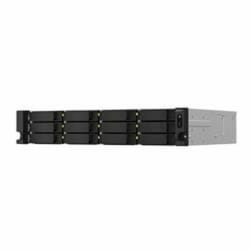 QNAP TS-1264U-RP NAS Rack (2 U) Ethernet/LAN Aluminium, Noir
