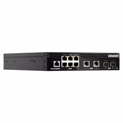 QNAP QSW-M2106R-2S2T commutateur réseau Géré L2 10G Ethernet (100/1000/10000) 1U Noir