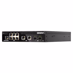QNAP QSW-M2106R-2S2T commutateur réseau Géré L2 10G Ethernet (100/1000/10000) 1U Noir - Vue supplémentaire 4