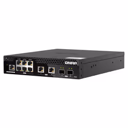 QNAP QSW-M2106R-2S2T commutateur réseau Géré L2 10G Ethernet (100/1000/10000) 1U Noir - Vue supplémentaire 5