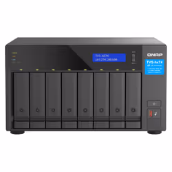 QNAP TVS-h874X NAS Tower Ethernet/LAN Noir