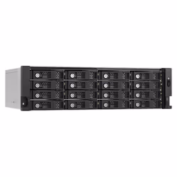 QNAP TL-R1600PES-RP Boîtier de disques de stockage Boîtier disque dur/SSD Noir, Gris 2.5/3.5"