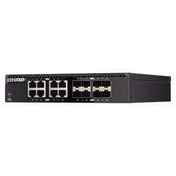 QNAP QSW-3216R-8S8T commutateur réseau Non-géré L2 10G Ethernet (100/1000/10000) Noir