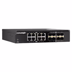 QNAP QSW-3216R-8S8T commutateur réseau Non-géré L2 10G Ethernet (100/1000/10000) Noir - Vue supplémentaire 5